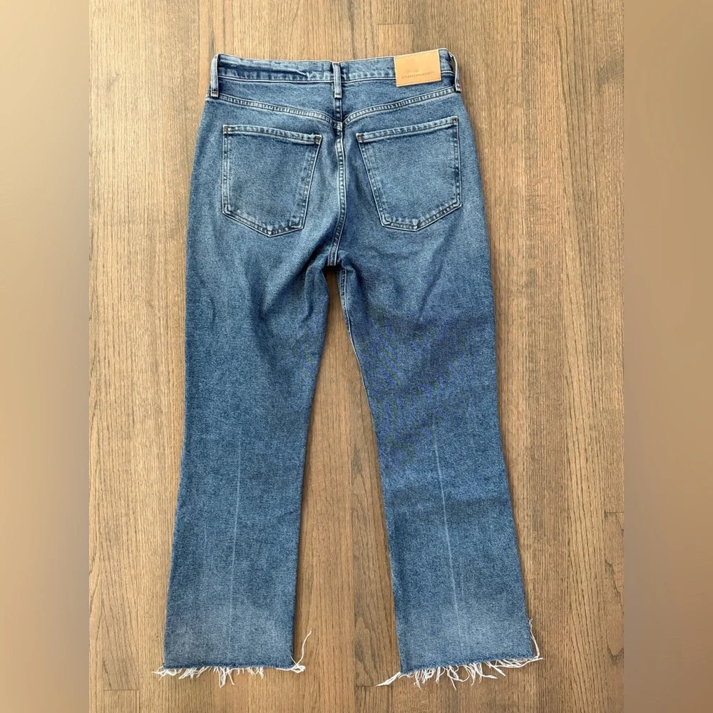 Citizens of Humanity Cropped Isola Raw Hem Premium Vintage Jeans-Size 27 - Picture 6 of 14